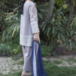 Enchanting Mouse Grey Cotton Karandi Shirt - Kiwi