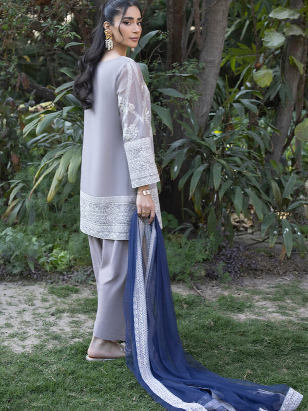 Enchanting Mouse Grey Cotton Karandi Shirt - Kiwi