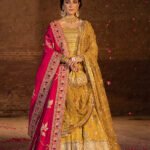 Embroidered Mustard Raw Silk Choli -Maharani