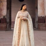 Lovely Shade Of Off White - Anarkali