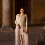 Raw Silk Dust Pink Set Of Shalwar And Shirt - Zeb un Nisa