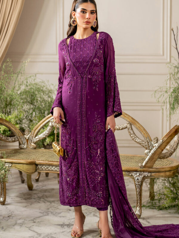 Beads, Stones & Crystals, Thread Embroided Suit - Bliss