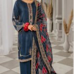 Luxury Raw Silk Sapphire Blue Suit - SPLASH