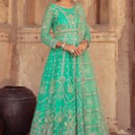 Luxury Chiffon & Net -Jade Green