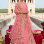 Luxury Net Blushing Pink Suit - Starling Rise