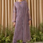Luxury Net Lilac Suit - Stella