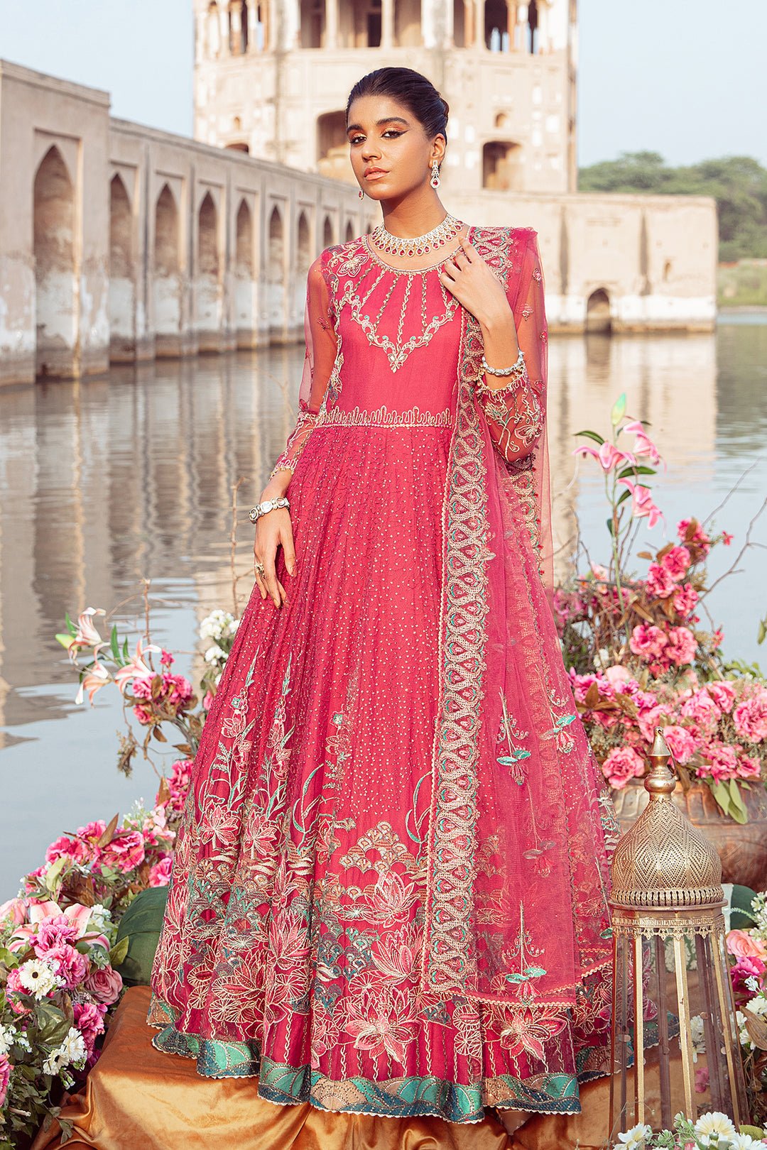 Luxury Net Magenta Suit - Berry Tulip - Image 7