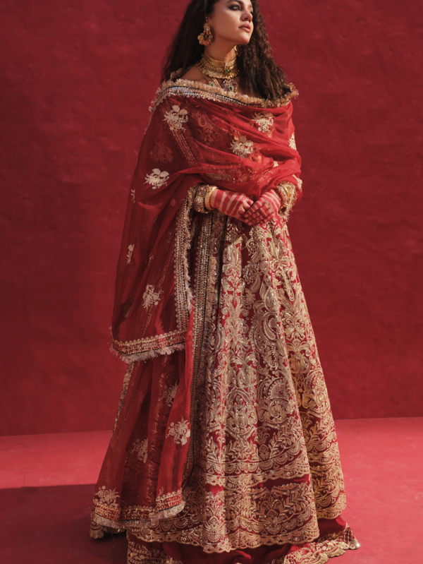 The Rich Red Fabric - Noor Jahan