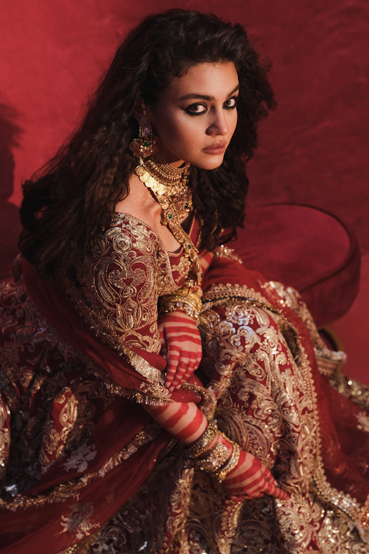 The Rich Red Fabric - Noor Jahan