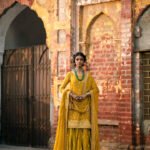 Crinkle Chiffon Shirt Embellished - Aatish