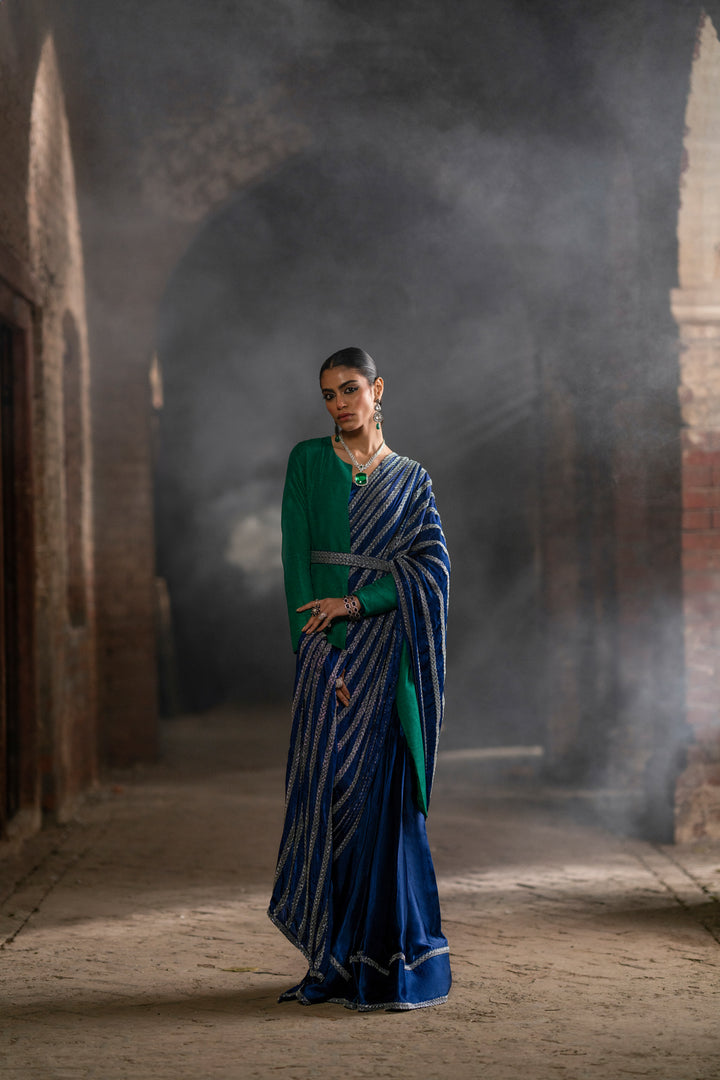 Silk Embroidery Saree - Koel - Image 10