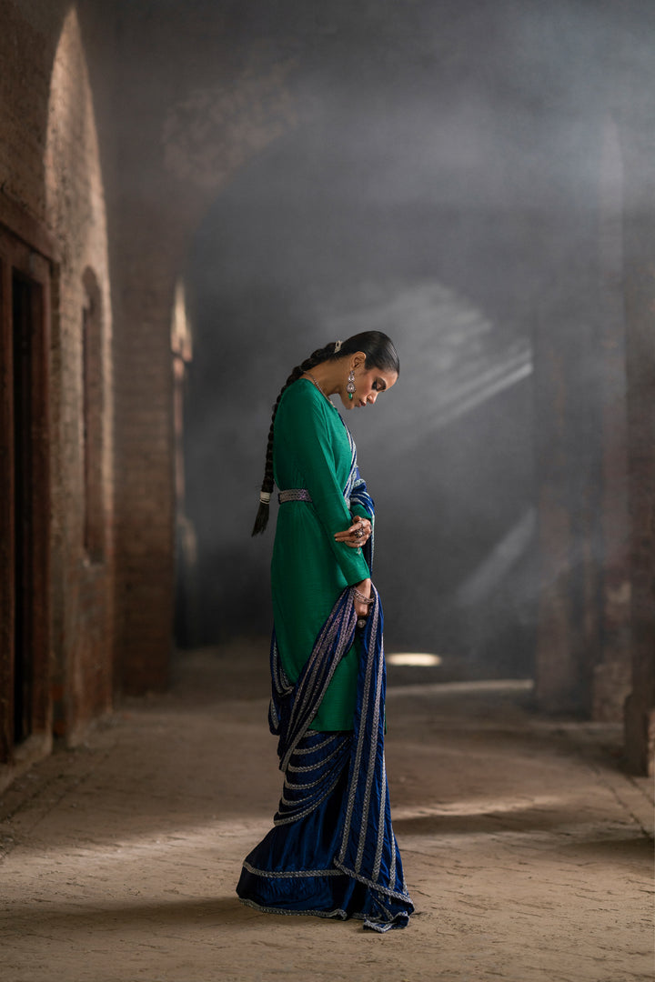 Silk Embroidery Saree - Koel - Image 5