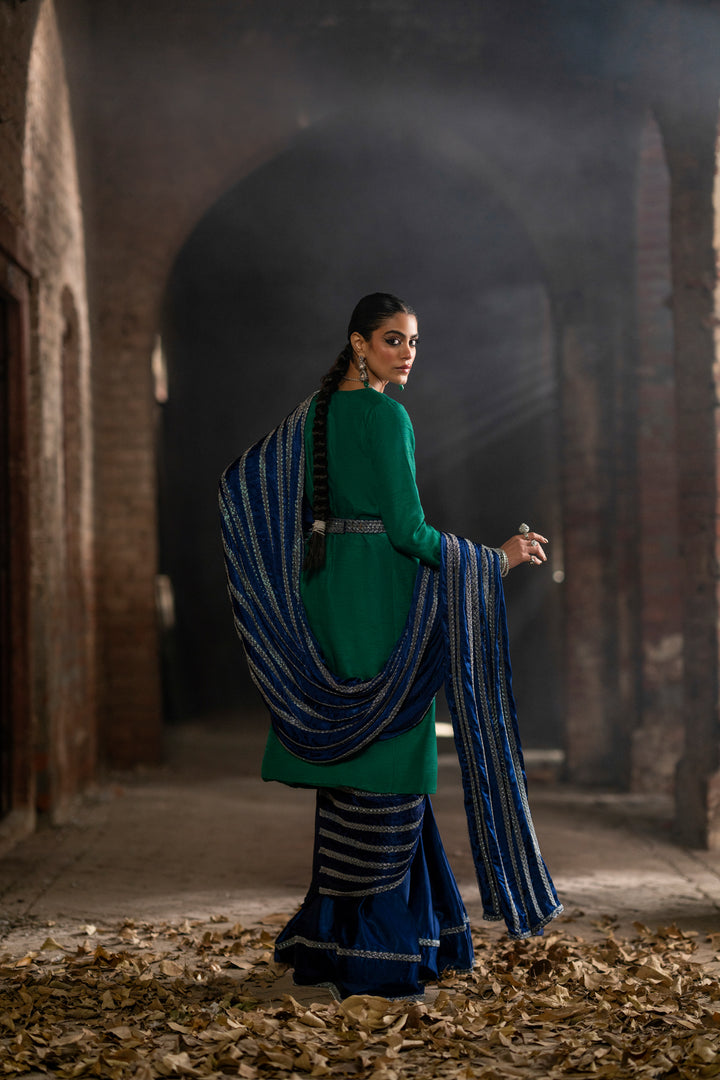 Silk Embroidery Saree - Koel - Image 9