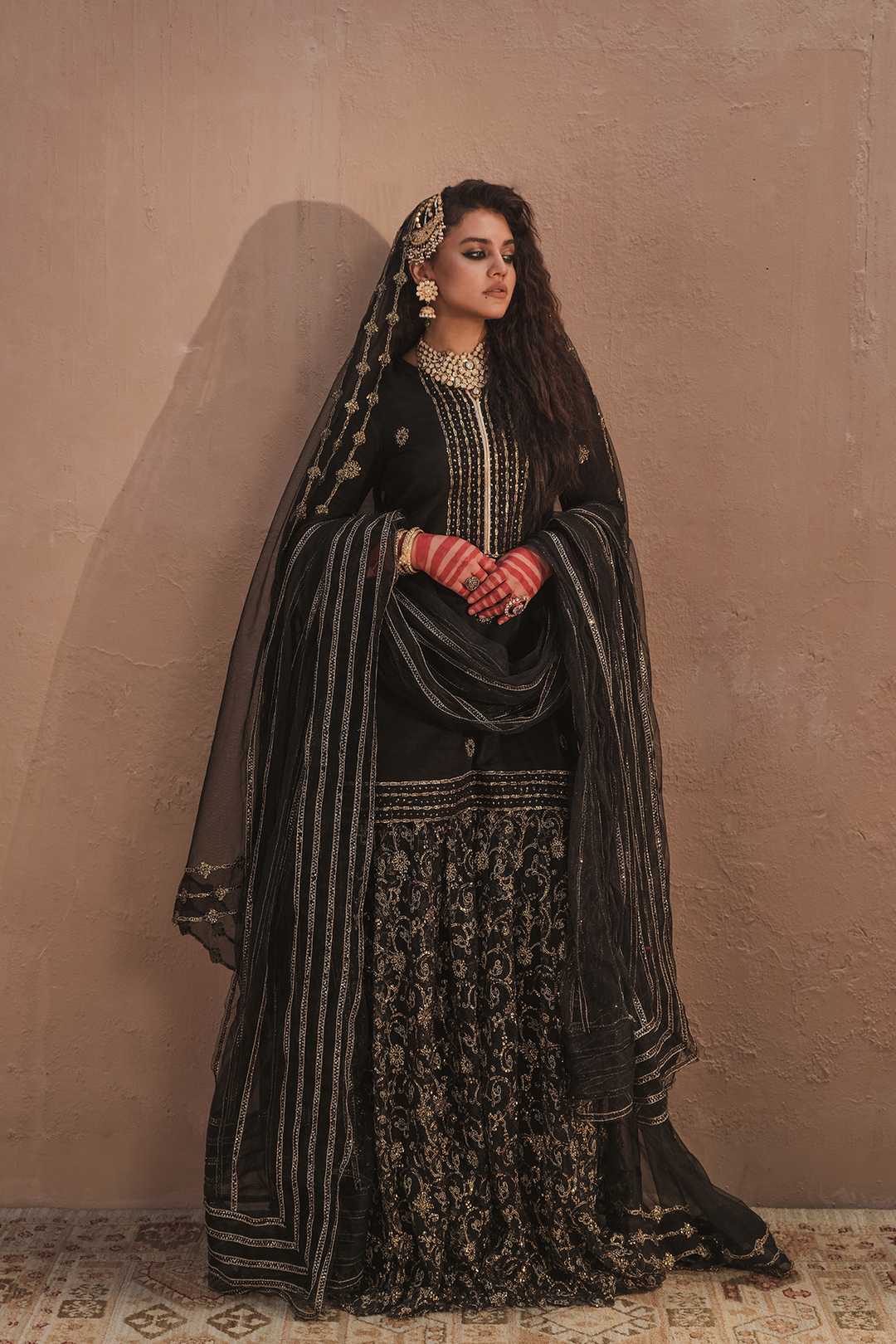 Striking Black Suit - Noor