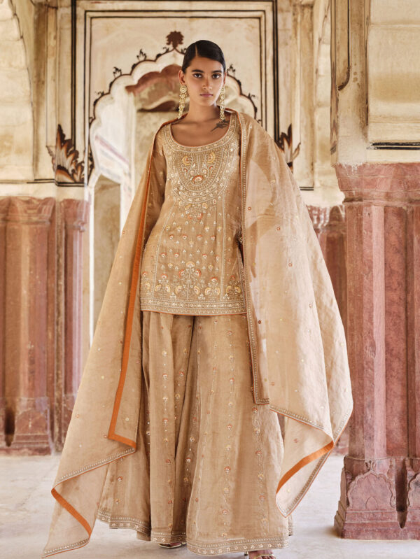 Sharara Set - Bronze