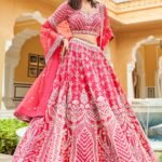Lehenga Set-Berry Sorbet