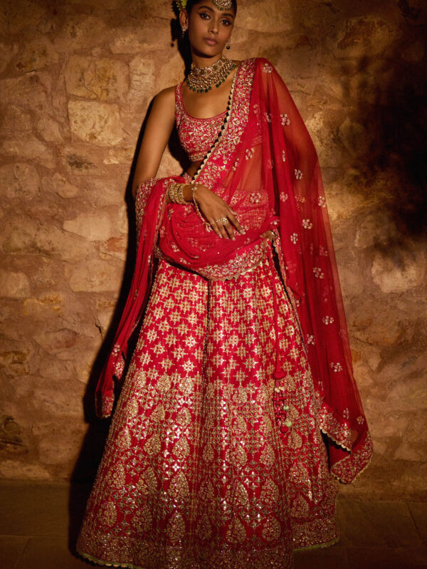 Lehenga - Red