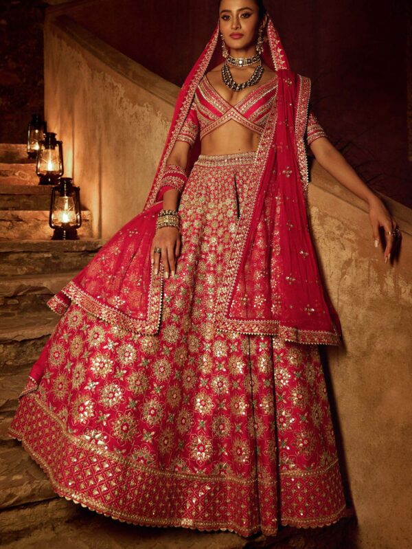 Lehenga-Red