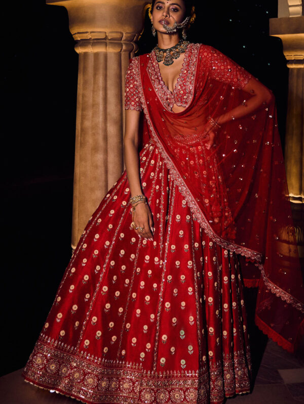Lehenga - Red