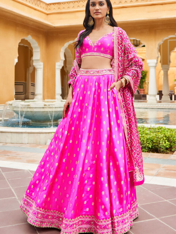 Lehenga - Hot Pink