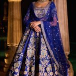 Qirat Lehenga-blue