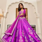 Lehenga Set - Vivid Violet