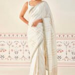Benarasi Silk Saree - Ivory