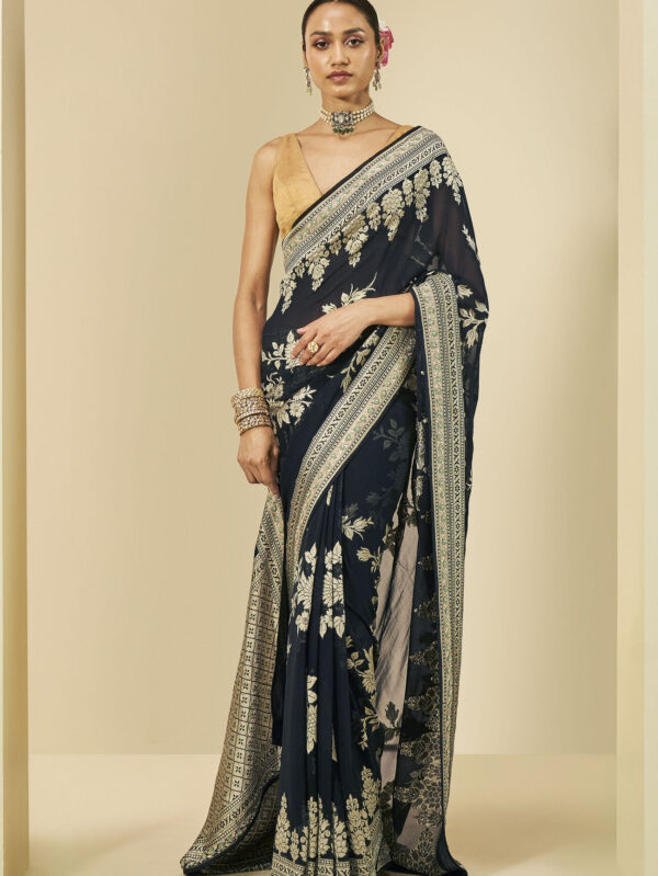Benarasi Silk Saree - Black