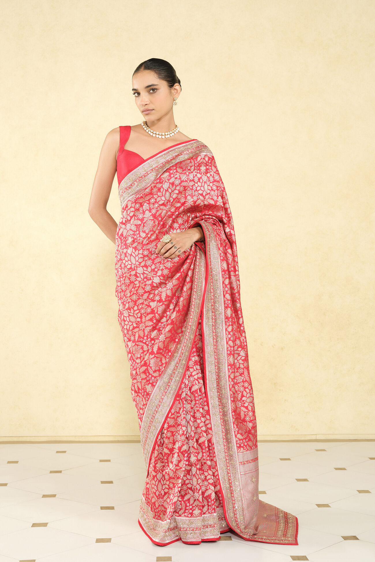 Benarasi Silk Saree - Red