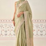 Benarasi Silk Saree - Sage