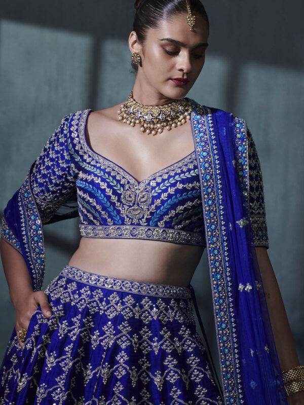 Lehenga Set - Blue