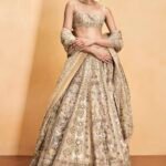 Cord Lehenga - Gold