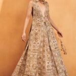 Silk Lehenga - Gold