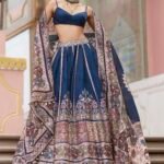 Azka Lehenga - Blue