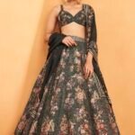 Lehenga Set - Green