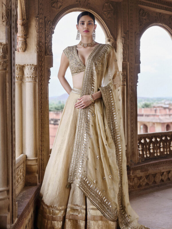 Lehenga Set - Gold