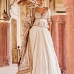 Mul Lehenga Set - Natural