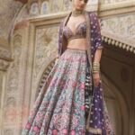 Silk Lehenga Set - Blue