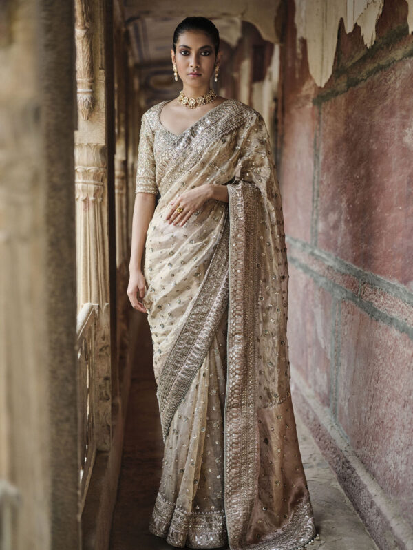 Patti Saree - Blush