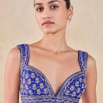 Silk Choli - Blue