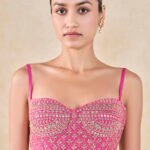 Gota Patti Silk Choli - Pink