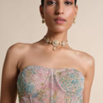 Levana Sequin Choli - Powder Blue