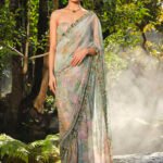 Saree - Powder Blue