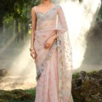 Silk Saree - Blush