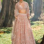 Silk Lehenga Set - Blush
