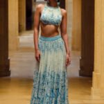 Skirt Set - Powder Blue