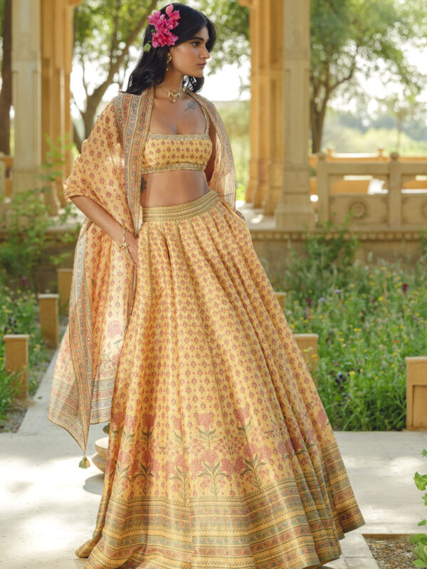 Lehenga Set - Mustard