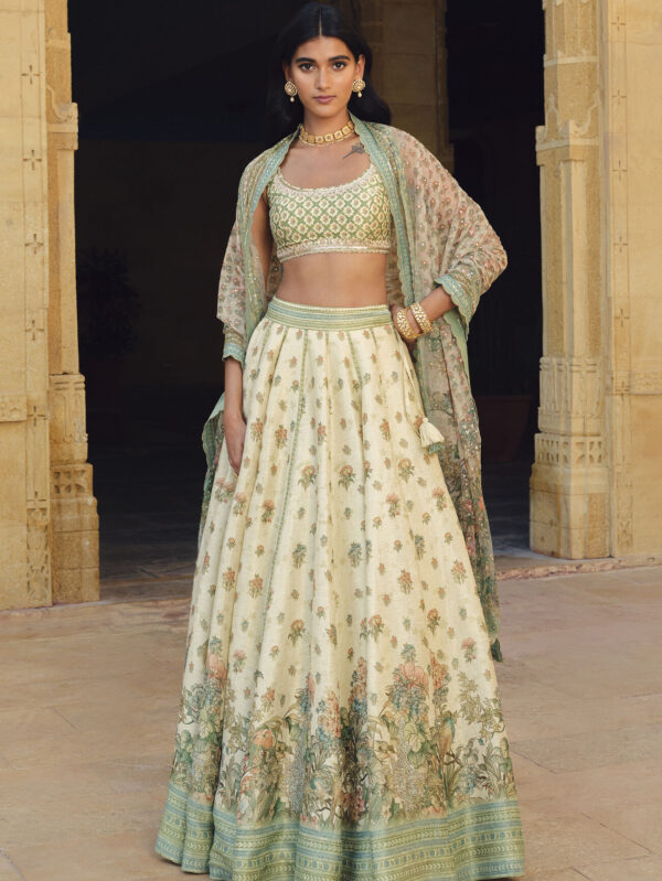 Lehenga Set - Ivory