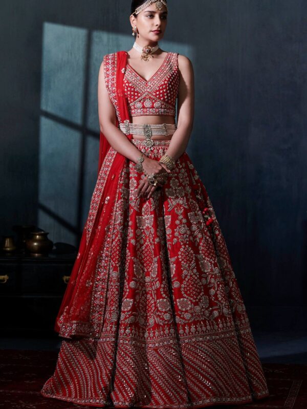 Lehenga Set - Red