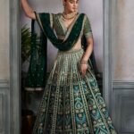 Lehenga Set - Green
